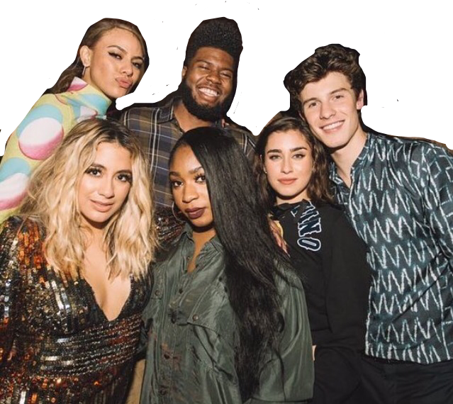 Fifthharmony Khalid Shawnmendes Dinahjane Normanikordei - Shawn Mendes Y Fifth Harmony (639x570), Png Download