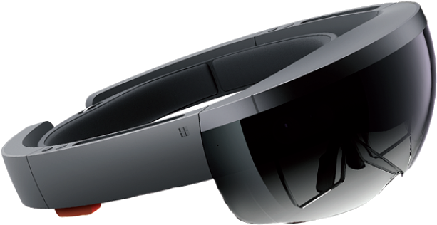 Microsoft Hololens Smart Glasses - Microsoft Hololens (633x341), Png Download