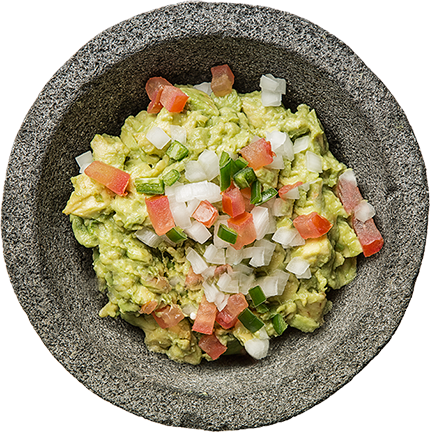 Guacamole Mexican Food - Guacamoles Png (430x432), Png Download