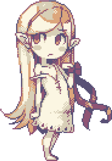 28 Jul - Monogatari Series Pixel Art (460x584), Png Download