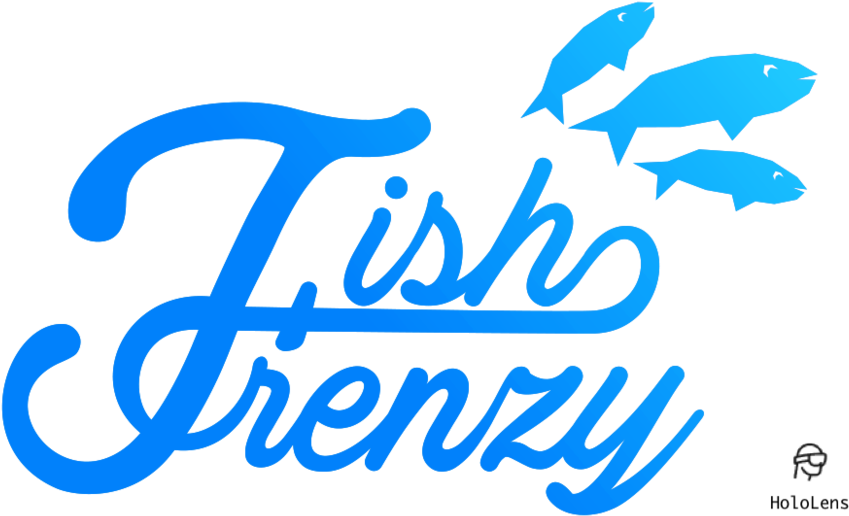 Fishfrenzy Gradient - Calligraphy (1000x612), Png Download