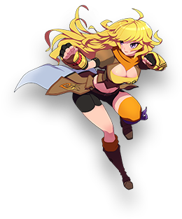 Amity Arena Character Art Yang Xiao Long - Rwby Amity Arena Characters Artworks (366x495), Png Download