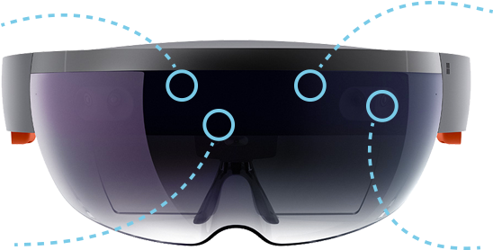 The Microsoft Hololens - Mixed Reality (561x415), Png Download