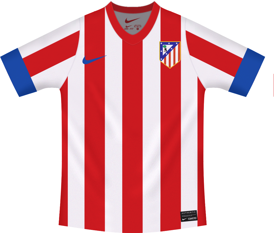 Comentarios [camiseta] Atletico De Madrid Home Nike - Atlético Madrid (1100x1000), Png Download