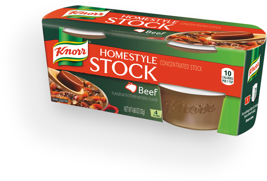 Download Knorr Homestyle Stock Beef 4.66 Oz Full Size PNG Image PNGkit