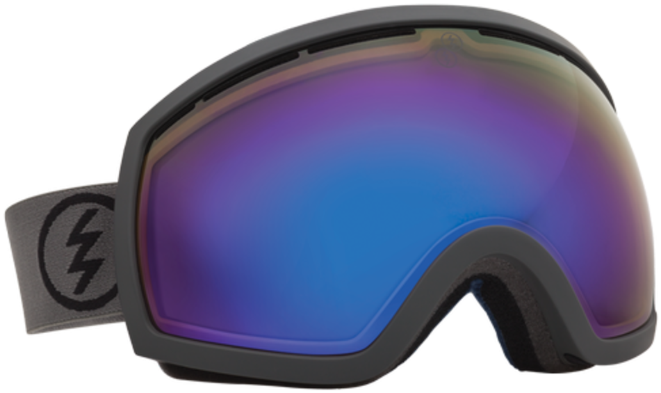 Eg2 Goggles 2014, Dagger - Electric Eg2.5 Snow Goggles Dagger Bronze/blue Chrome (1000x1000), Png Download