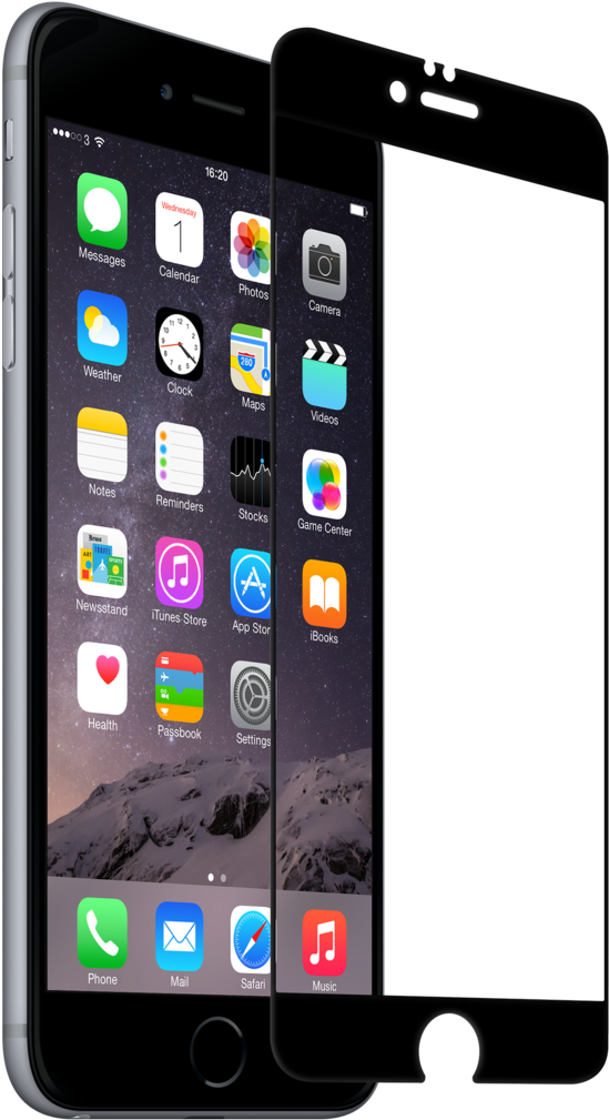 Anti-blue Light Tempered Glass Screen Protector - Difference Between Iphone 6 And 5s (1024x1024), Png Download