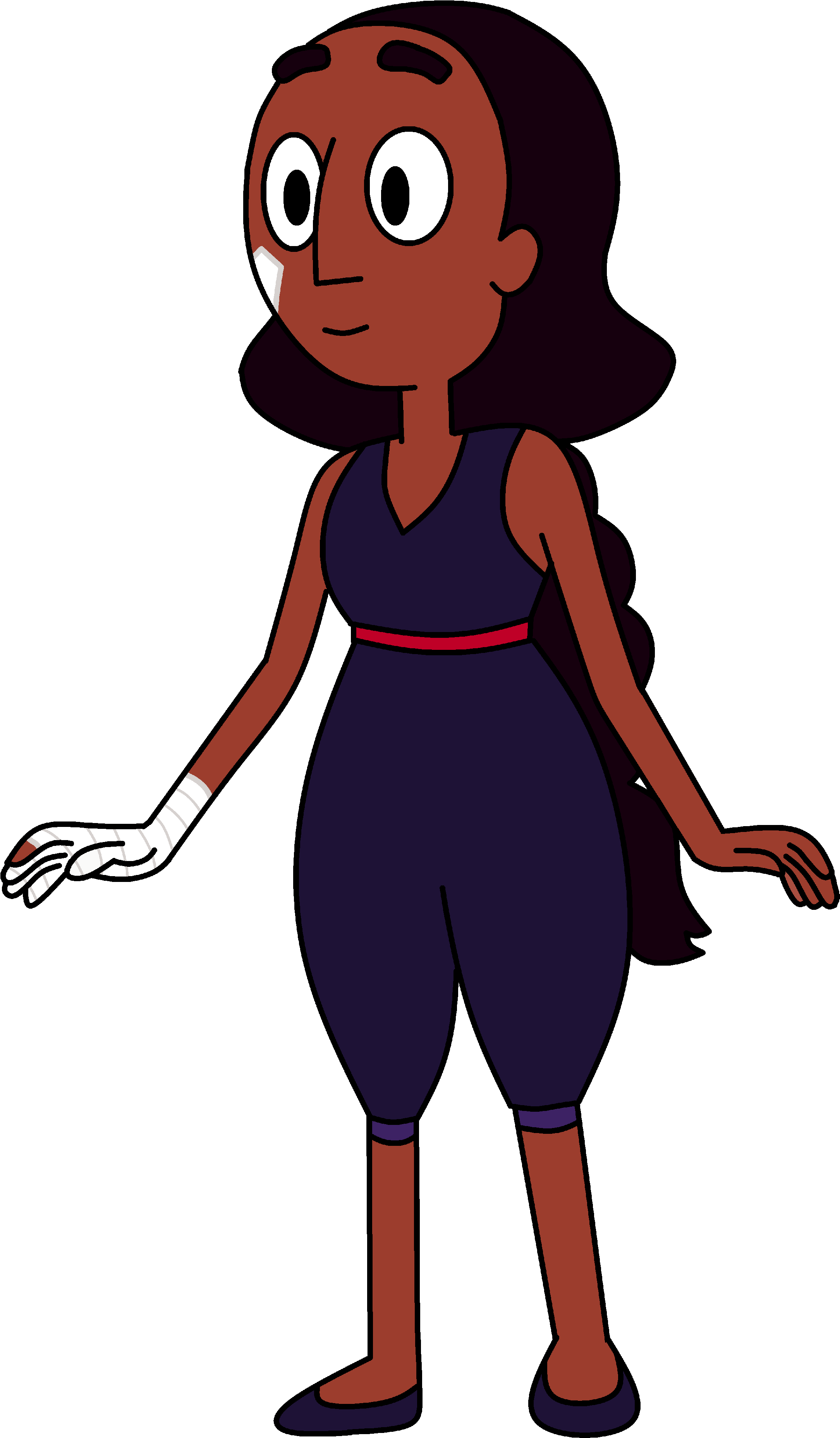 Connie - Steven Universe Connie Sword Outfit (2174x3762), Png Download