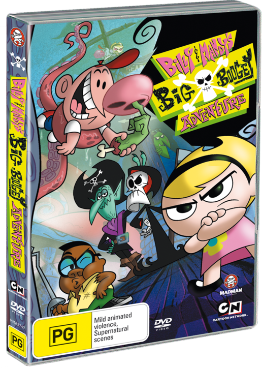 Billy And Mandy's Big Boogey Adventure - Grim Adventures Of Billy & Mandy Dvd (516x724), Png Download