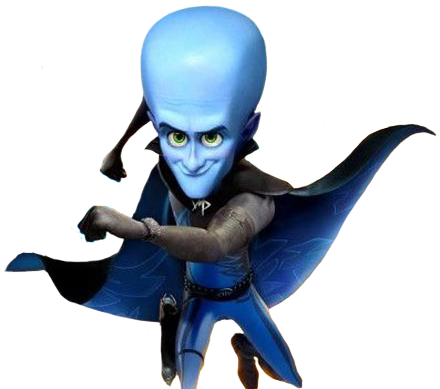 Megamind Run - Megamind Png (440x389), Png Download