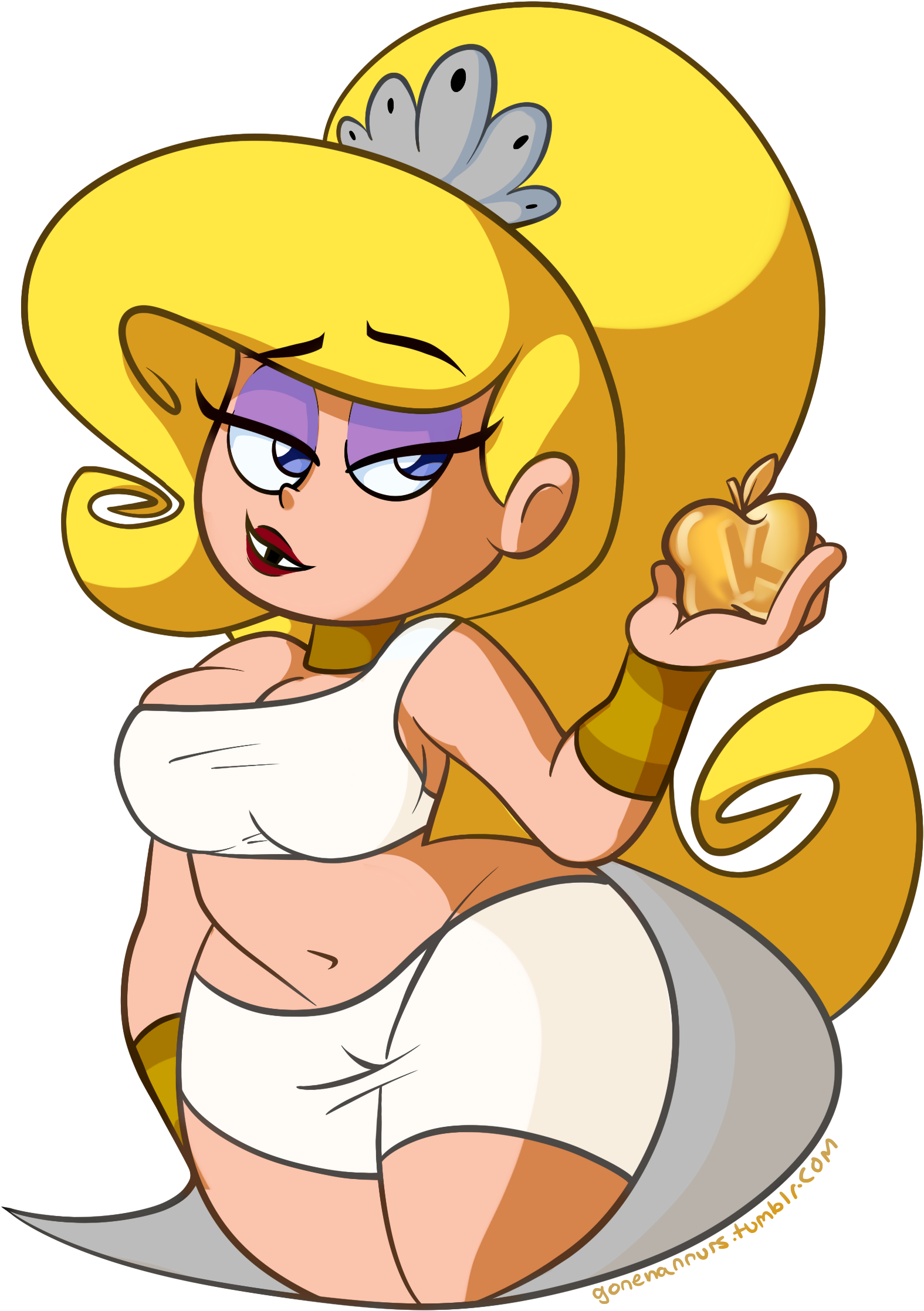 0 Bir Onenaoours Facial Expression Cartoon Yellow Nose - Eris Billy Y Mandy (1648x2265), Png Download