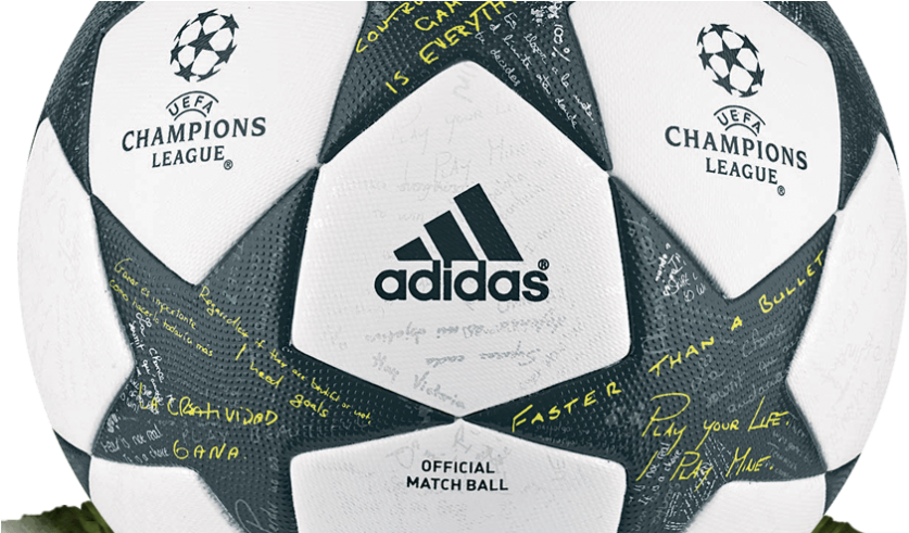 La Pelota De La Champions League 2016/17 Tendrá Frases - Bola Da Uefa Champions League 2017 (850x490), Png Download