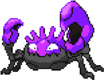 Edgy Kingler - Kingler Sprite (420x420), Png Download
