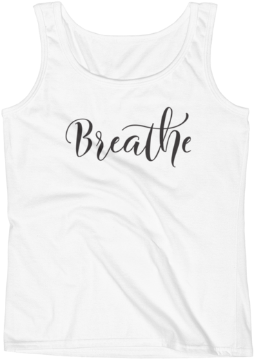 Don't Forget To Breathe Ladies' Tank - Active Tank (600x600), Png Download