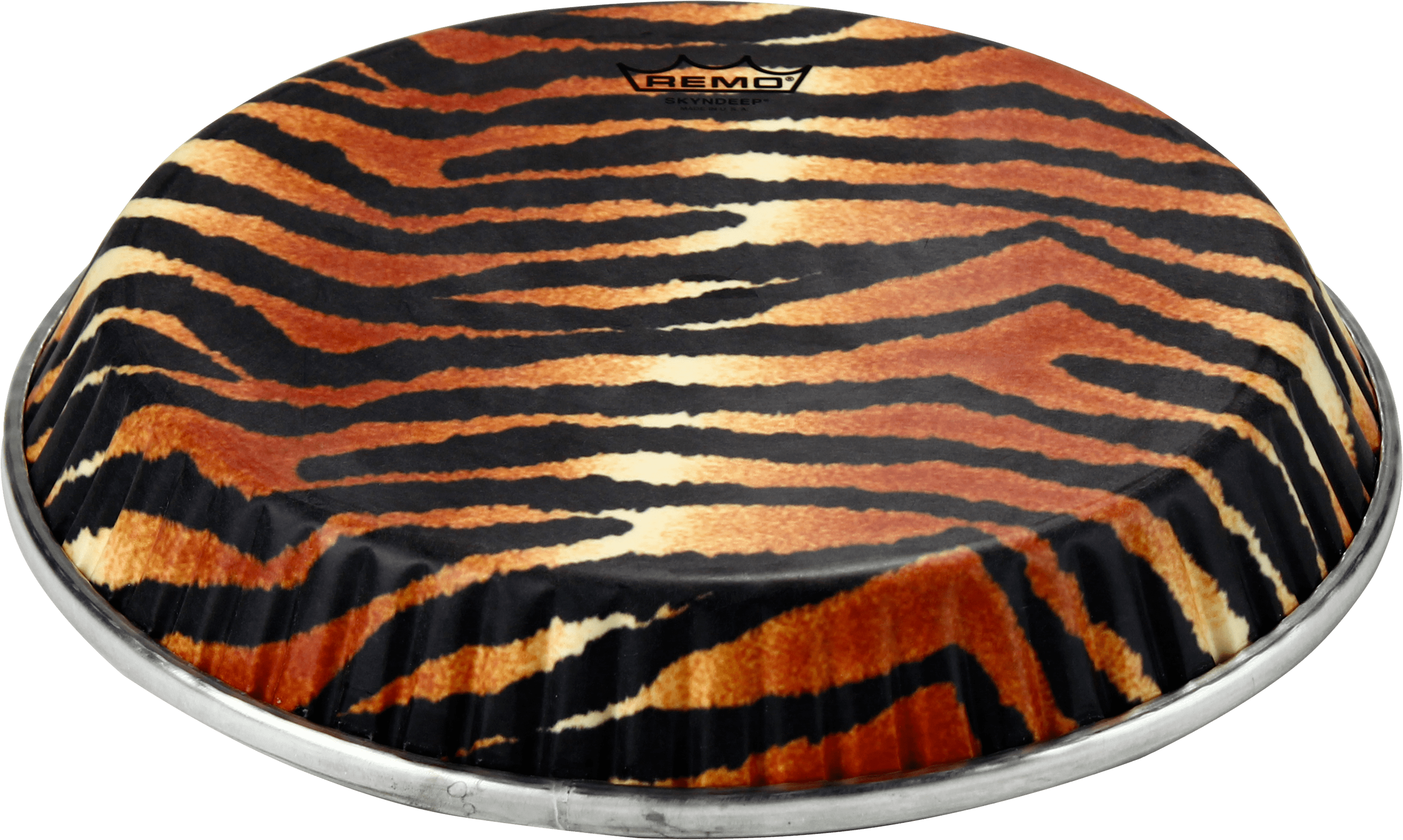 Remo Symmetry Skyndeep Conga Drumhead-tiger Stripe - Remo Symmetry Skyndeep Conga Drumhead - Tiger Stripe (3300x3300), Png Download