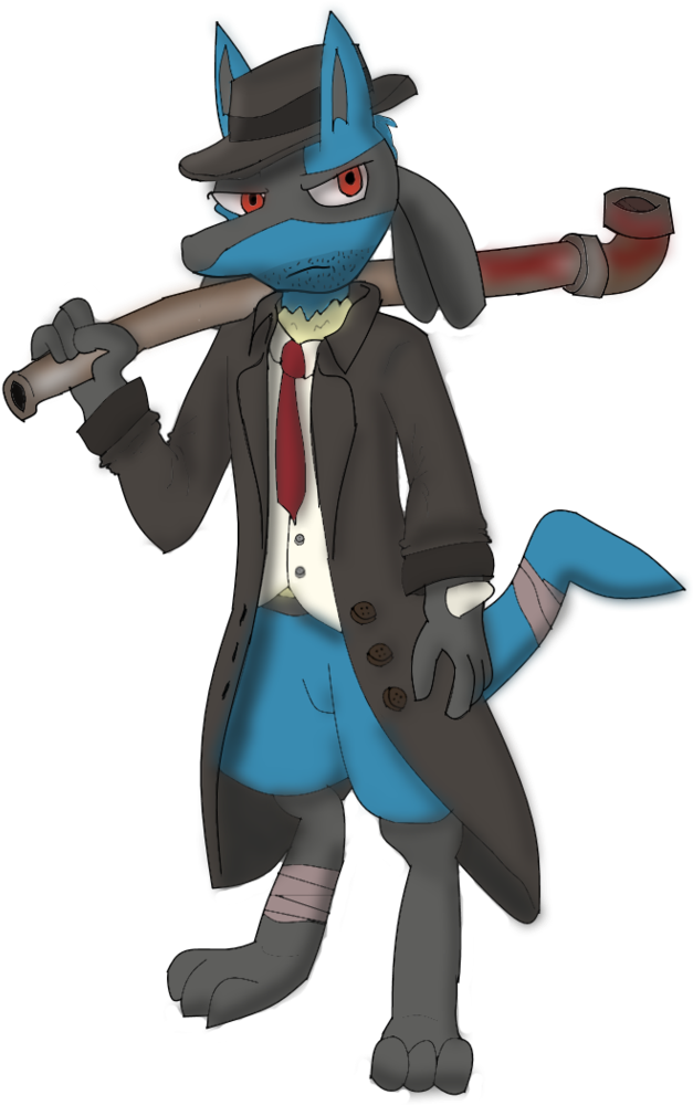 Png - Lucario Police (714x1119), Png Download