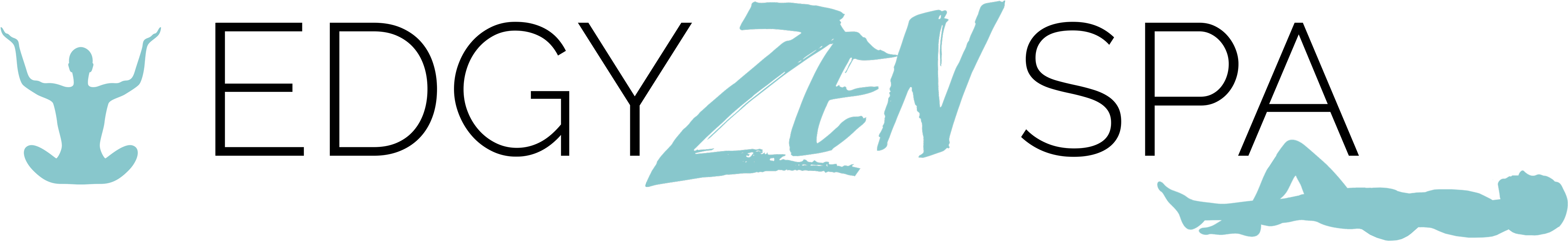 Logo Logo Logo Logo Logo - Edgy Zen Spa (4444x943), Png Download