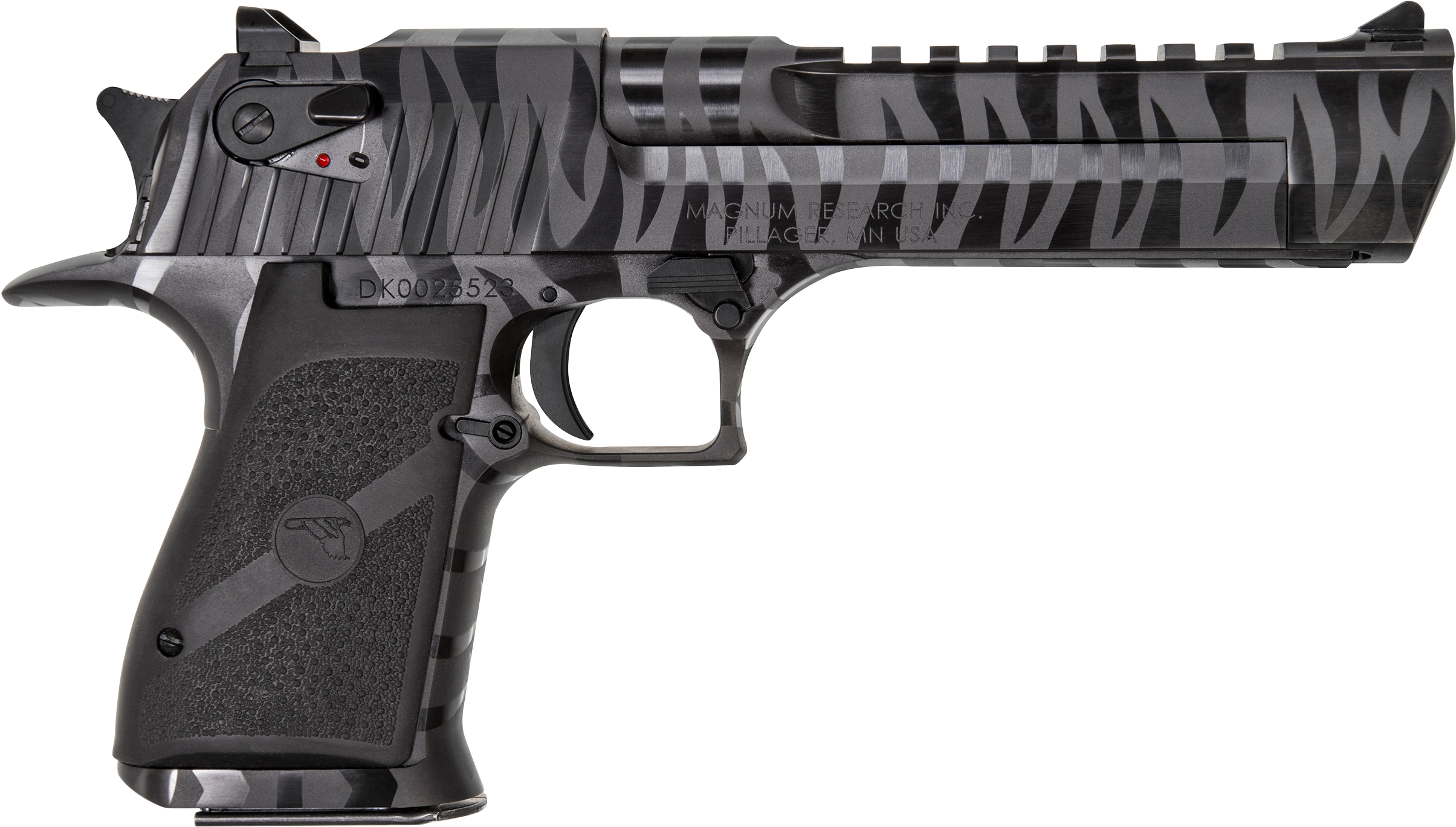 Magnum Research De50bts Desert Eagle Single 50 Action - Desert Eagle Black Tiger (2514x1450), Png Download