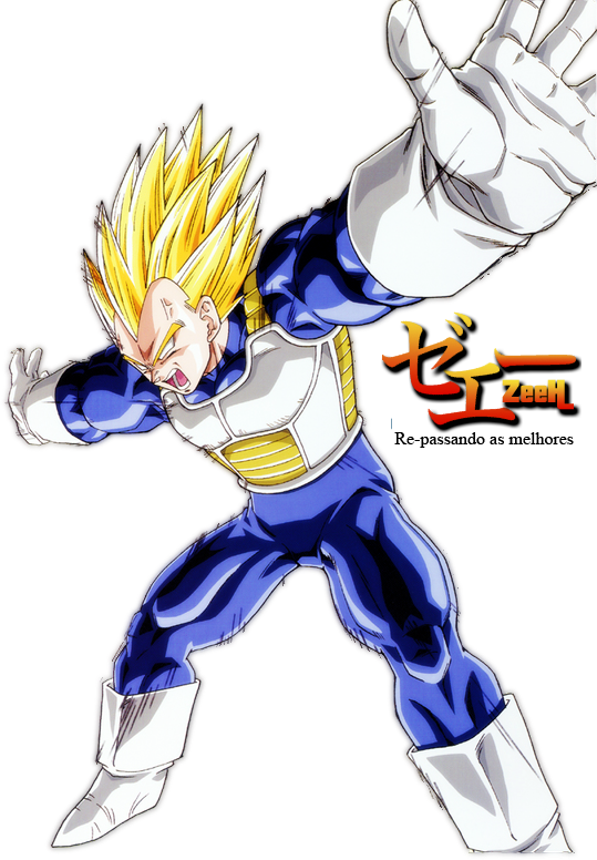 Super Saiyan Vegeta Big Bang Attack (539x776), Png Download