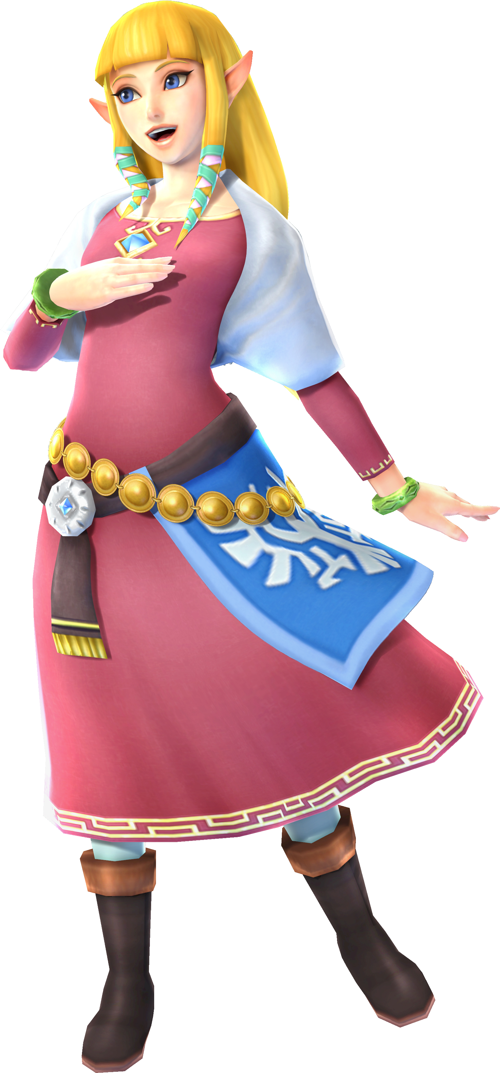 Skyward Sword - Zelda From Skyward Sword (1665x3535), Png Download