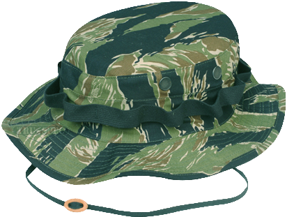Buy Clothing Here - Tru Spec Tiger Stripe Boonie (466x363), Png Download