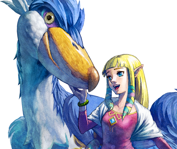 Skyward Sword - Breath Of The Wild Bird Person (600x505), Png Download