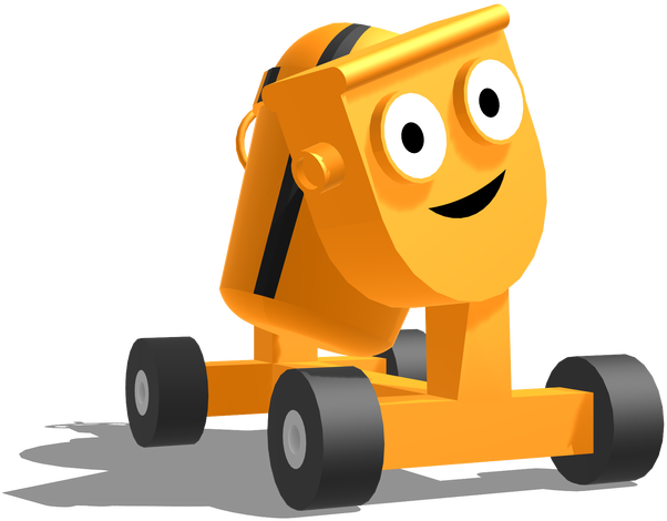 Dizzy - Dizzy The Cement Mixer (1100x733), Png Download