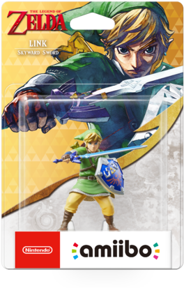 19 Apr - Amiibo Link Skyward Sword (315x438), Png Download