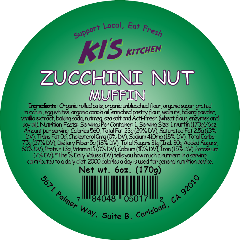 Zucchini Nut Muffin - Circle (810x811), Png Download