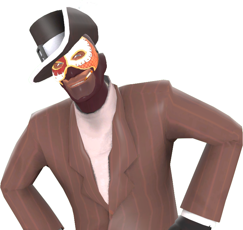 Charmer's - Tf2 Spy Le Party Phantom (778x735), Png Download
