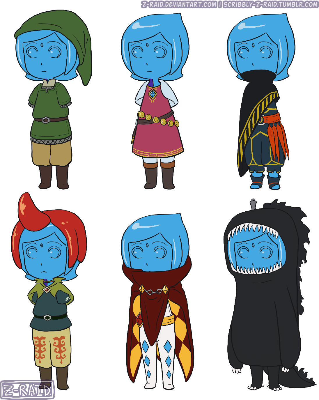 Fi Dressed As Many Characters From Skyward Sword It's - Fi Skyward Sword (1098x1380), Png Download