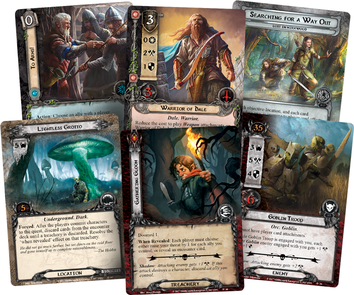 1 To 4 Players Use Heroes From J - Lord Of The Rings Lcg The Thing (700x584), Png Download