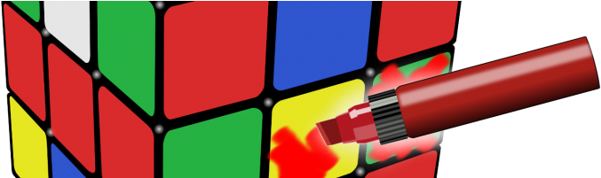 Problemko - Rubik's Cube (960x200), Png Download