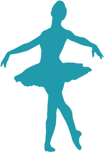 Icons-08 - Bailarina De Ballet Silueta (1000x595), Png Download