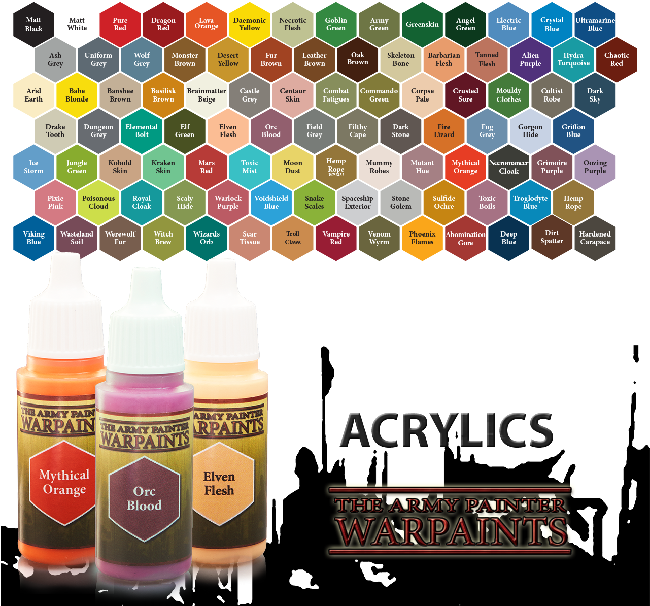 Army Painter Warpaints: Elven Flesh 18ml (1280x1280), Png Download