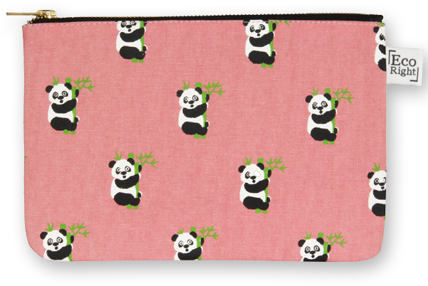 Ecoright Cosmetic Travel Pouch - Canvas Cosmetic Pouch (600x600), Png Download