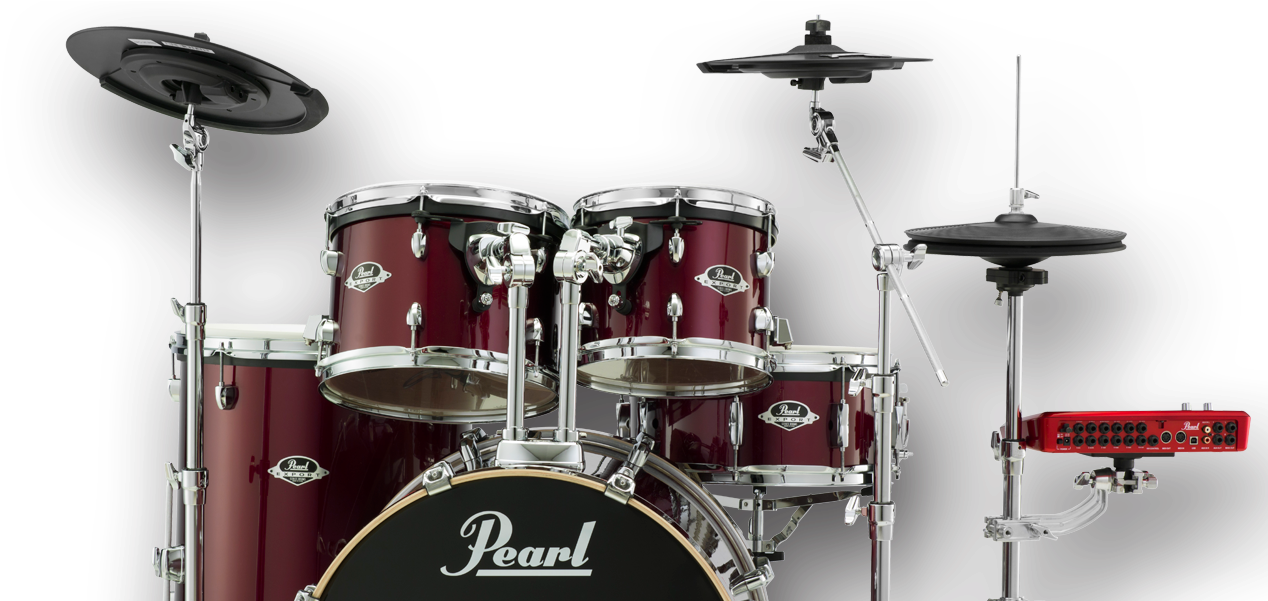 Pearl Drums (2253x600), Png Download