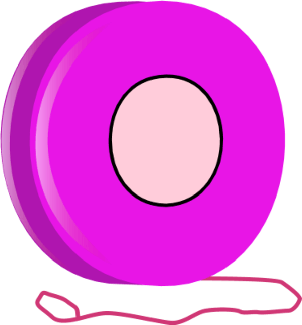 Yo Yo - Pink Yoyo Clipart (600x645), Png Download