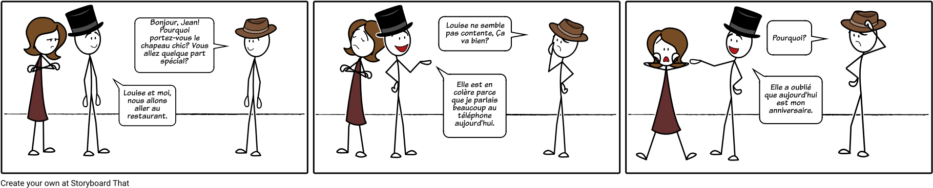 Comic En Français - Storyboard Francais (1840x385), Png Download