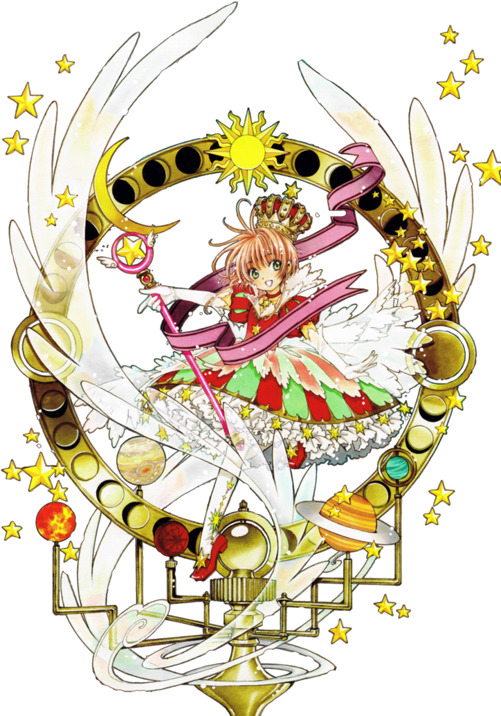 Sakura Cardcaptor Render/cutout Hd Png By Ksmin - Cardcaptor Sakura Star Bless You (748x1068), Png Download