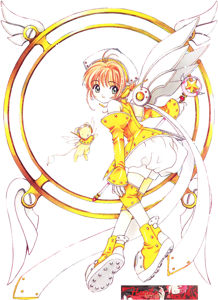 Sakura Render By Hanitachawn - Card Captor Sakura Outfits Anime (747x1070), Png Download