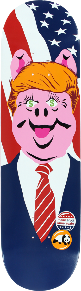 Enjoi Corporate Greed - Enjoi Corporate Greed Skateboard Deck - 8.25" (600x1200), Png Download
