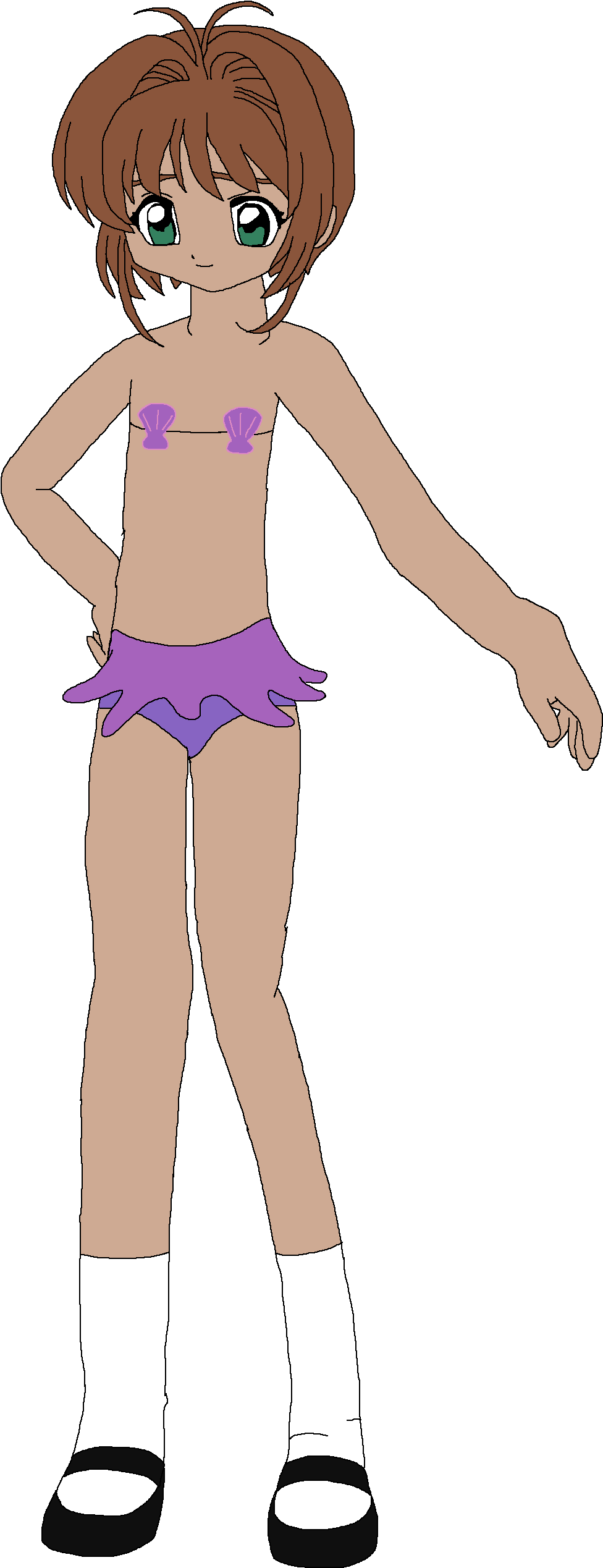 Sakura Kinomoto - Jennifer-millie - Sakura Kinomoto (1400x2766), Png Download