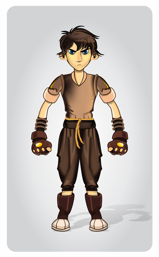 2d Game Character Turnaround - Cartoon (600x848), Png Download
