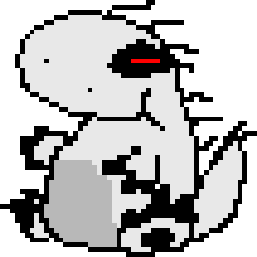 Fat Indominus Rex X3 - Indominus Rex Pixel Art (570x580), Png Download