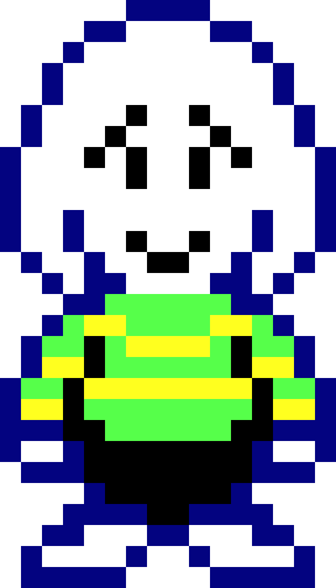 Undertale Sprite - Asriel - Undertale Asriel Pixel (672x1176), Png Download