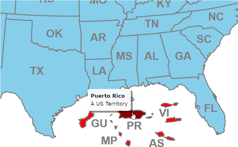 Us Territories On A Map (814x515), Png Download