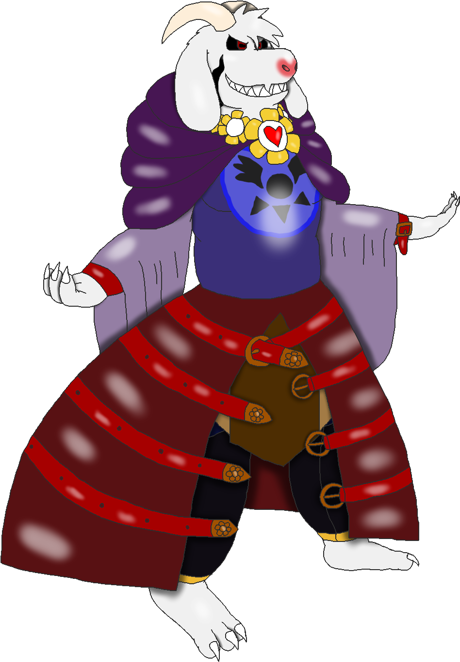 Asriel Dreemurr - Art (960x1368), Png Download