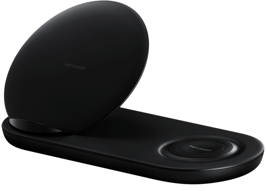 Wireless Charger Duo At A Three-quarter Angle, Seen - Samsung Note 9 Wireless Charger (929x658), Png Download