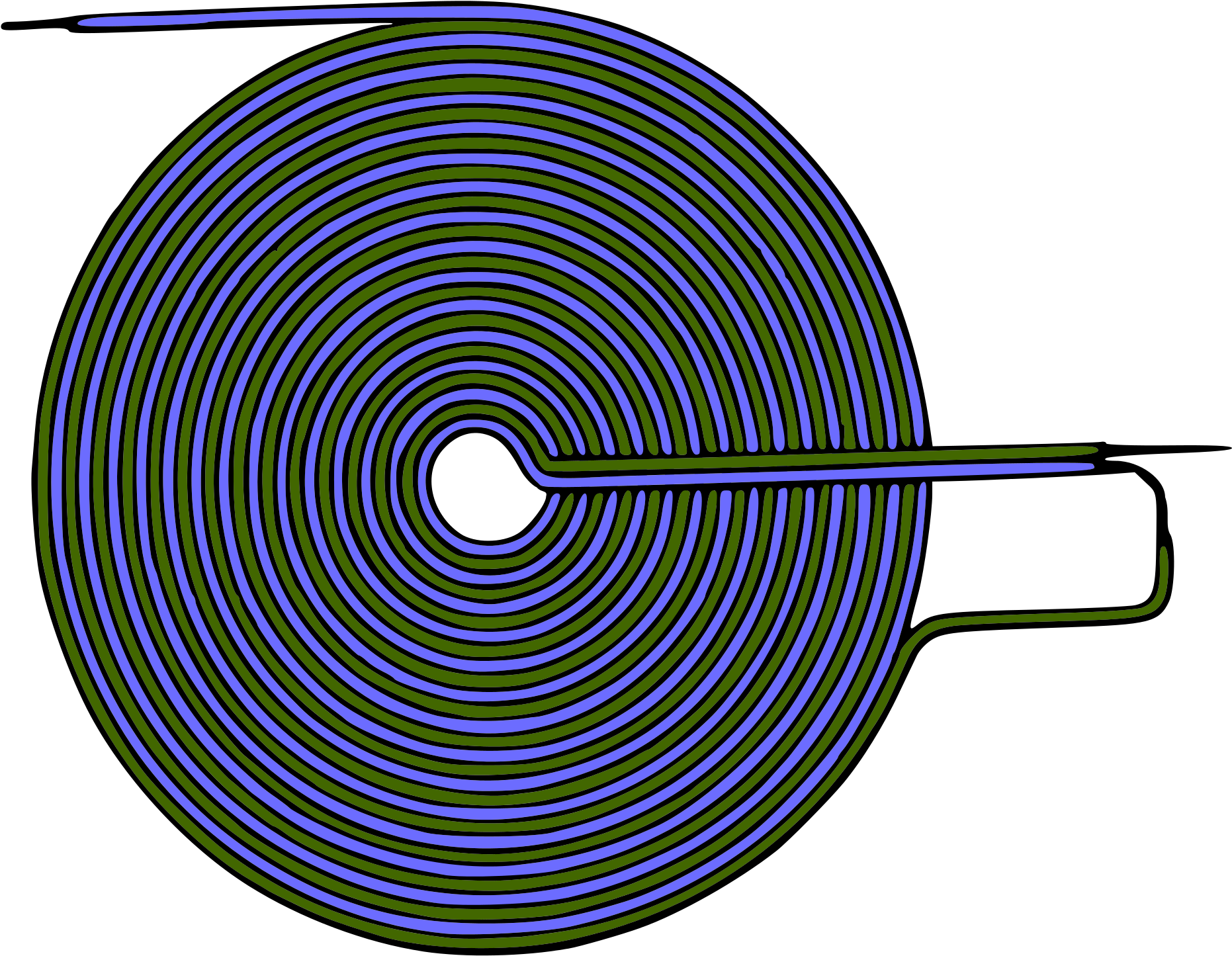 Open - Bobina Bifilar De Tesla (2000x1670), Png Download